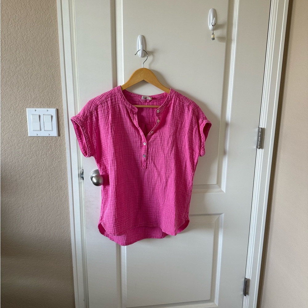 Like New Faherty Dream Cotton Guaze Top